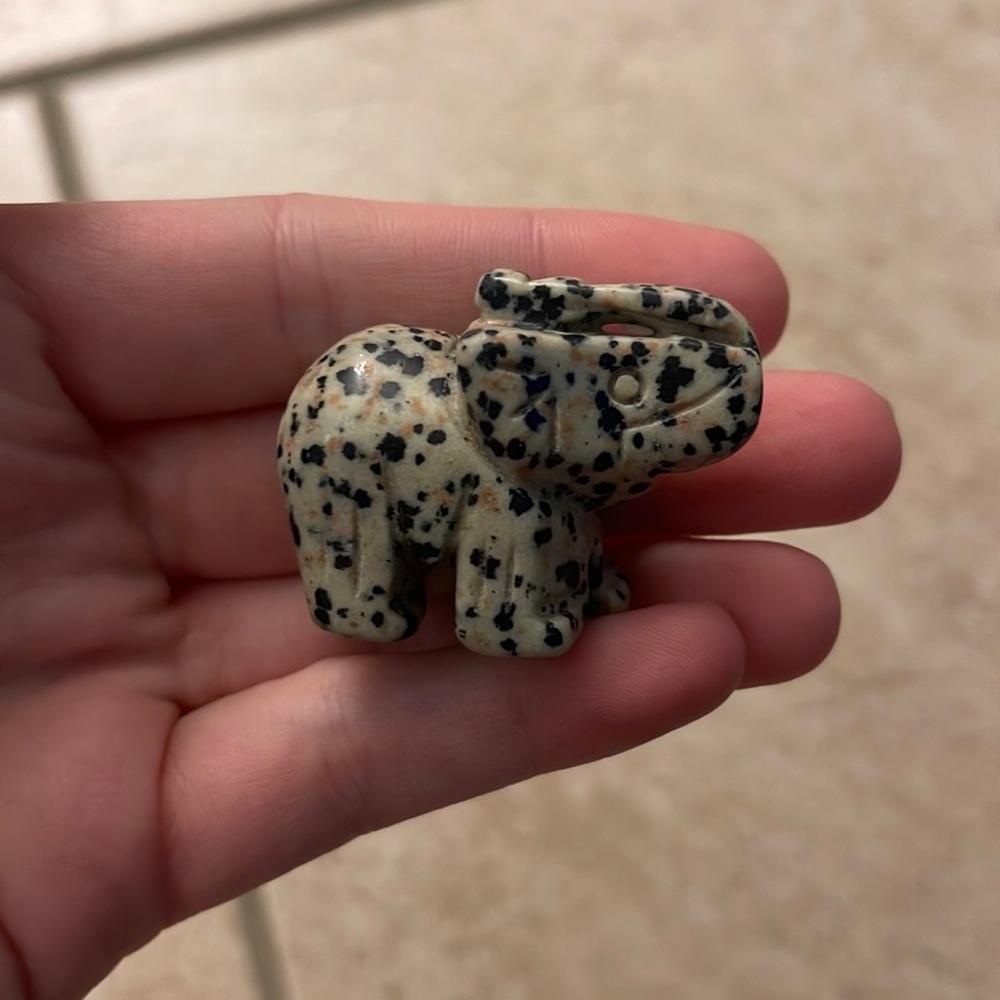 3 Spotted Elephant Crystals